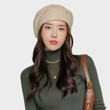 Suz - Μπερές από μαλακό μείγμα κασμίρ σε χαλαρή γραμμή