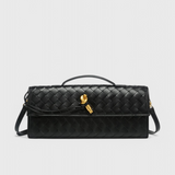 Melanie Τσάντα Clutch με Χρυσή Λεπτομέρεια Κόμπου