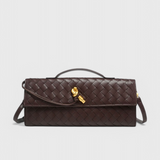 Melanie Τσάντα Clutch με Χρυσή Λεπτομέρεια Κόμπου