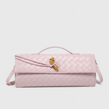 Melanie Τσάντα Clutch με Χρυσή Λεπτομέρεια Κόμπου