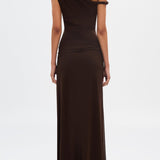 Eranda Μαξί Φόρεμα από Διχτυωτό Ντραπέ