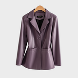 VELOURA | ΔΕΡΜΑΤΙΝΗ ΤΖΑΚΕΤΑ ΑΠΟ ΓΟΥΝΑ ΠΡΟΒΑΤΟΥ