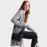 Ayla | Τσάντα Χιαστί από Ιταλική Δερμάτινη Επένδυση