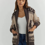 Ilana |Ζακέτα με Γιακά Σάλι σε Western Στυλ