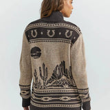 Ilana |Ζακέτα με Γιακά Σάλι σε Western Στυλ