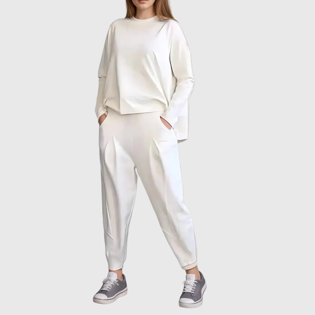 Βασιλική | Άνετο Σετ 2 Τεμαχίων από Βαμβάκι για Γυναίκες