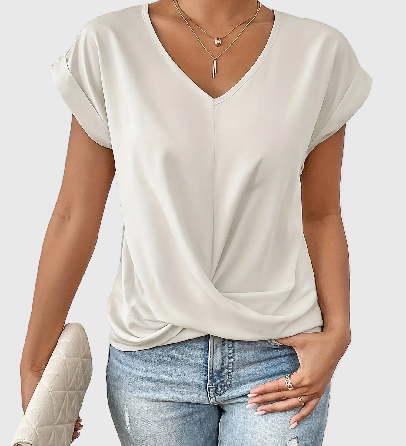 Ελένη – Μπλούζα με V λαιμόκοψη