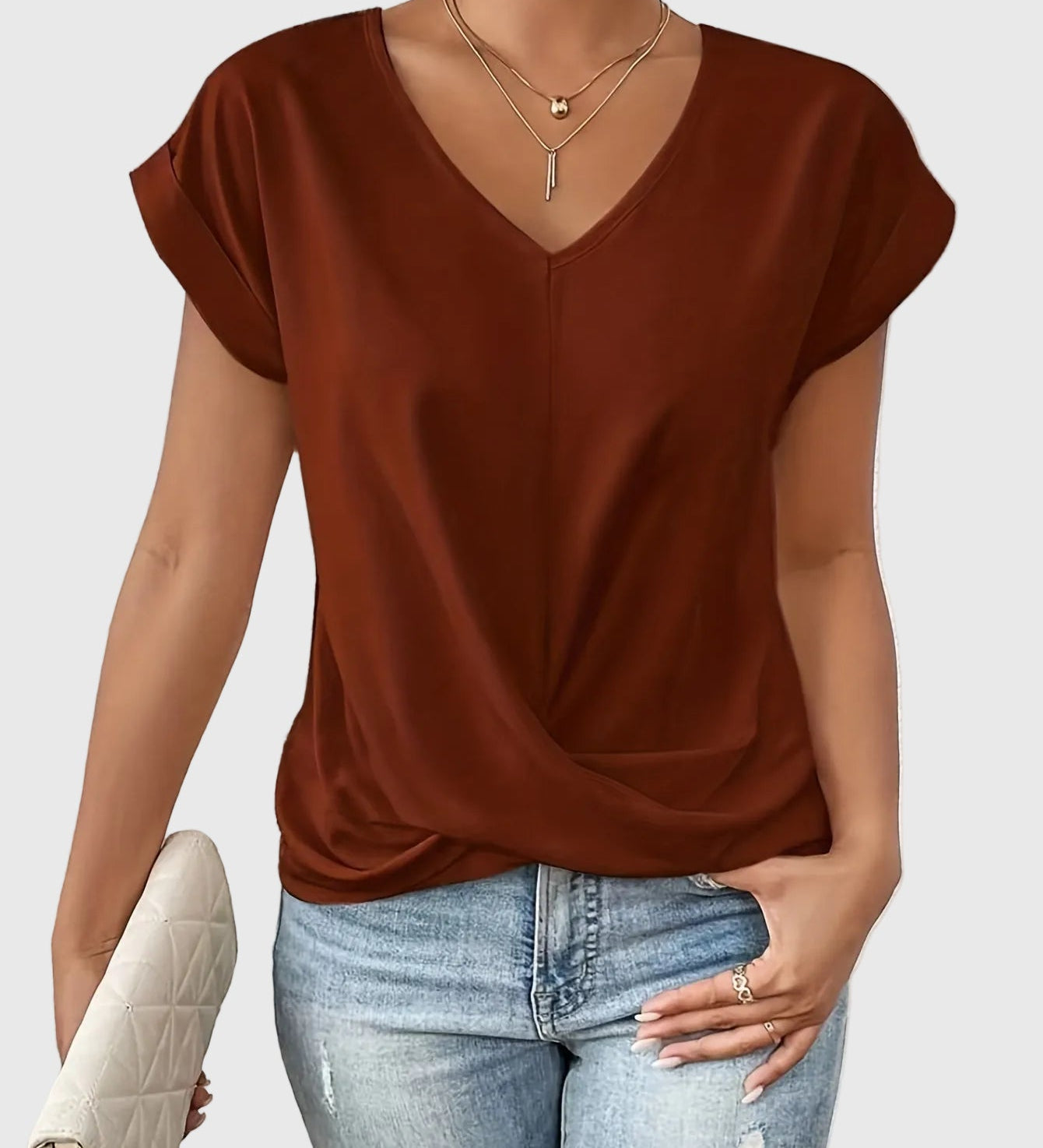 Ελένη – Μπλούζα με V λαιμόκοψη