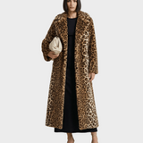 Aurelia Παλτό από Ψεύτικη Γούνα Λεοπάρ