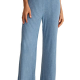 Megan | Παντελόνι Dawn από Μεταξένιο Ριμπ Ύφασμα με Σούρες (Dawn Smocked Silky Rib Pant)