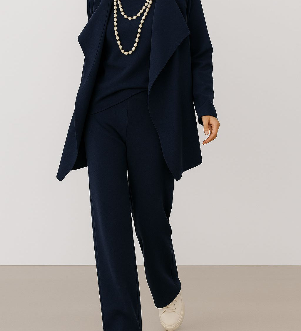 Melina | Σύνολο Καρντιγκάν, Πλεκτό & Παντελόνι "ΠΑΡΙΣΙ"