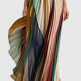 Leticia Μακρύ Φόρεμα με Απαλή Ροή και Φυσικό Στυλ