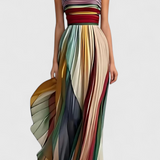 Leticia Μακρύ Φόρεμα με Απαλή Ροή και Φυσικό Στυλ