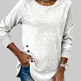 Vassia | Ακανόνιστο Φούτερ με Ραγκλάν Μανίκια