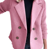 Amora - Κομψό Σακάκι με Πλεκτά Μανίκια (Elegant Knit-Sleeve Blazer)