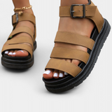 Renee Σανδάλια Πλατφόρμας με Πολλαπλές Λουράδες και Κλείσιμο με Πόρπη