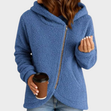 Yumi | Νέο γυναικείο φαρδύ casual μάλλινο φούτερ με μακριά μανίκια