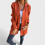 Άννα – Αστική Ζακέτα με Κουκούλα