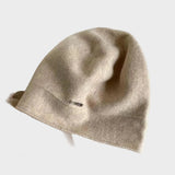 Suz - Μπερές από μαλακό μείγμα κασμίρ σε χαλαρή γραμμή