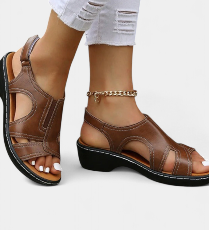 Eudoxia Κομψά ορθοπεδικά σανδάλια για όλη την ημέρα