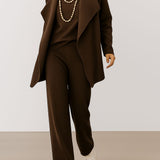 Melina | Σύνολο Καρντιγκάν, Πλεκτό & Παντελόνι "ΠΑΡΙΣΙ"