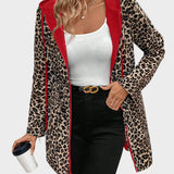 Dionissia | Αναστρέψιμο Μπουφάν με Καπέλο και Λεοπάρ Πατρόν