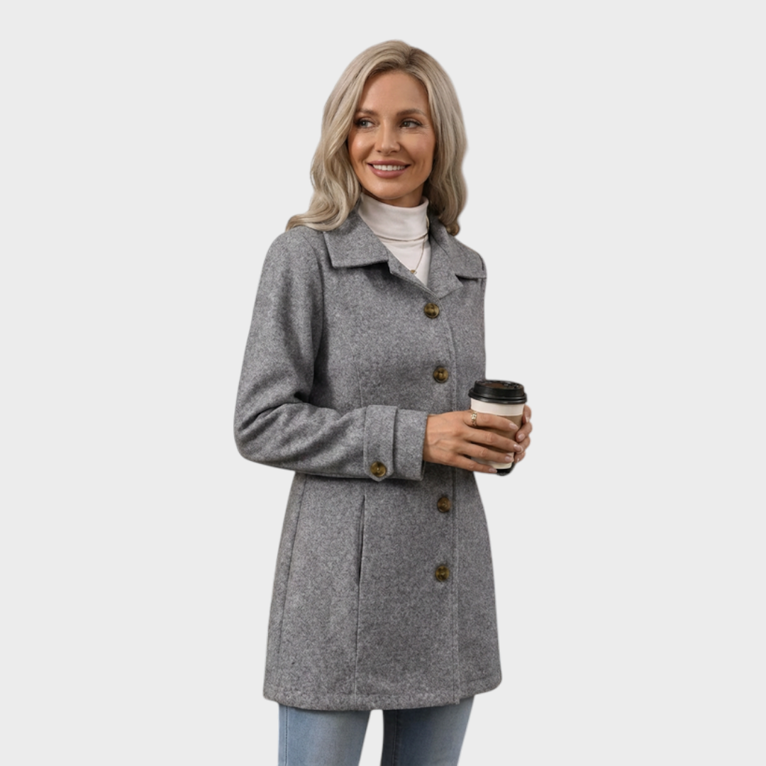 Hazel | Κλασικό Παλτό Από Μαλλί – Άνετο, Κολακευτικό & Διαχρονικό