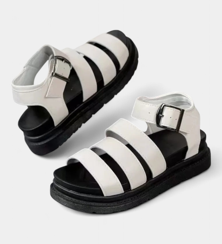 Renee Σανδάλια Πλατφόρμας με Πολλαπλές Λουράδες και Κλείσιμο με Πόρπη