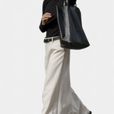 Φούστα Ada H-Line Μονόχρωμη με Μοντέρνο Αστικό Στυλ