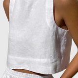 Avelina Μινιμαλιστικό Σετ από Ανάλαφρο Βαμβάκι και Λινό