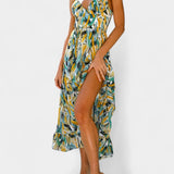 Φιόνα Μίντι Φόρεμα με Ζωντανό Μοτίβο