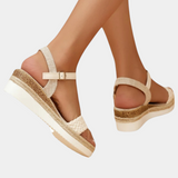 Damiana Σανδάλια με Πλεκτή Λεπτομέρεια