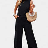 Lavinia Boho Σετ με Αέρινο Τοπ και Σορτς από Λινό και Βαμβάκι