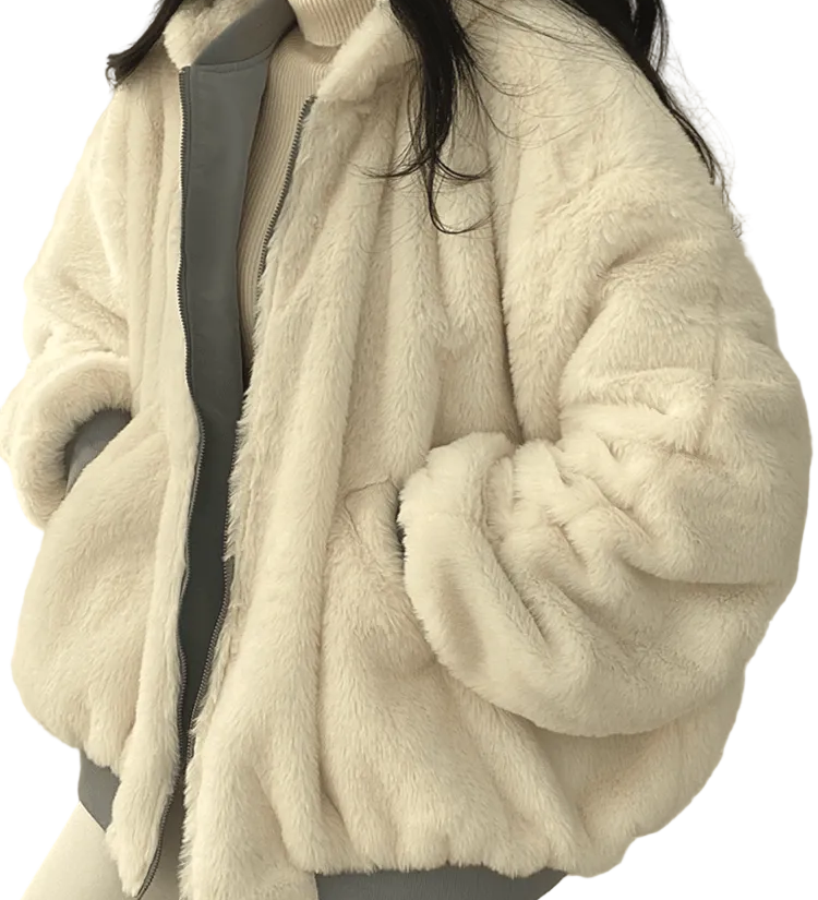 Νάπολη - Oversized Ζακέτα με Φερμουάρ (Oversized Zip Jacket)