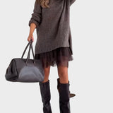 Δύο τεμαχίων casual σετ με δαντελένιο ζιβάγκο