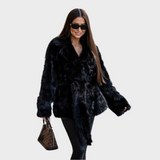 Precious | Γούνα Rhodes Μαύρη