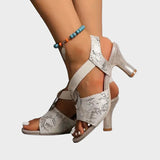 Liza | Ορθοπεδικό Στυλάτο Σανδάλι με Ψηλό Τακούνι