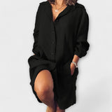 Καθημερινή λινή μπλούζα