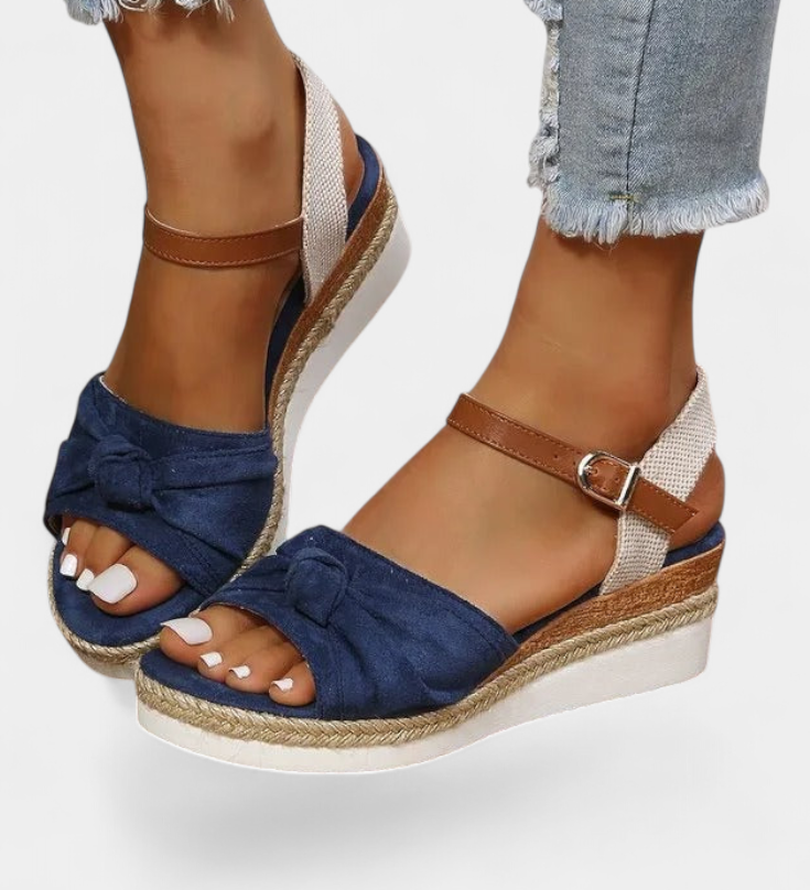 Loura Σανδάλια με Φιόγκο και Casual Πλατφόρμα