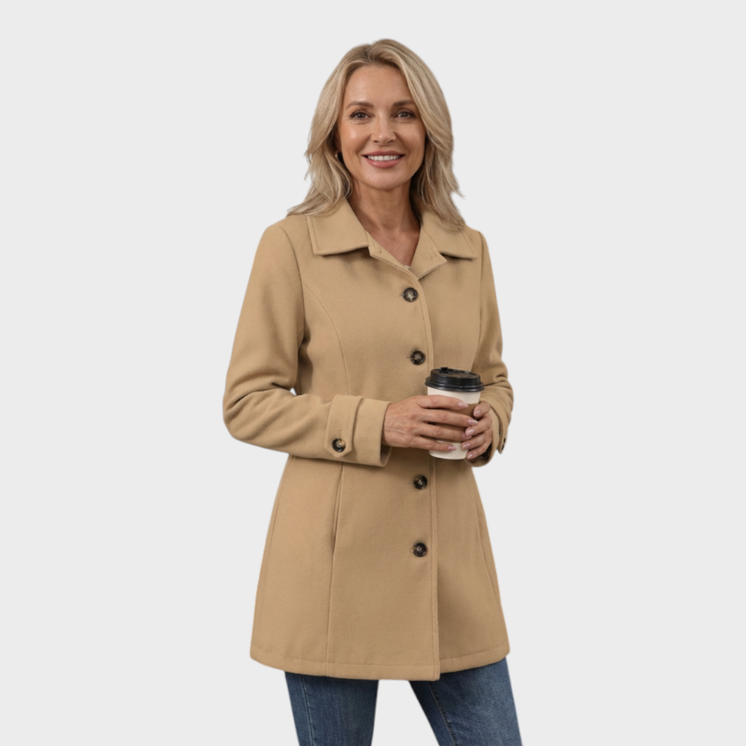Hazel | Κλασικό Παλτό Από Μαλλί – Άνετο, Κολακευτικό & Διαχρονικό