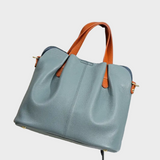 Alana | Τσάντες από Γνήσιο Δέρμα, Πρώτο Στρώμα Δέρματος Βοοειδών με Κοκκώδη Υφή Litchi, Γυναικεία Τσάντα Χειρός