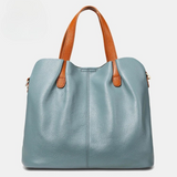 Alana | Τσάντες από Γνήσιο Δέρμα, Πρώτο Στρώμα Δέρματος Βοοειδών με Κοκκώδη Υφή Litchi, Γυναικεία Τσάντα Χειρός