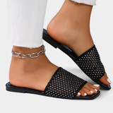 Iva σανδάλια με Glitter και τετράγωνο δάχτυλο