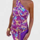 Julissa Βραδινό Μάξι Φόρεμα με Γυμνούς Ώμους