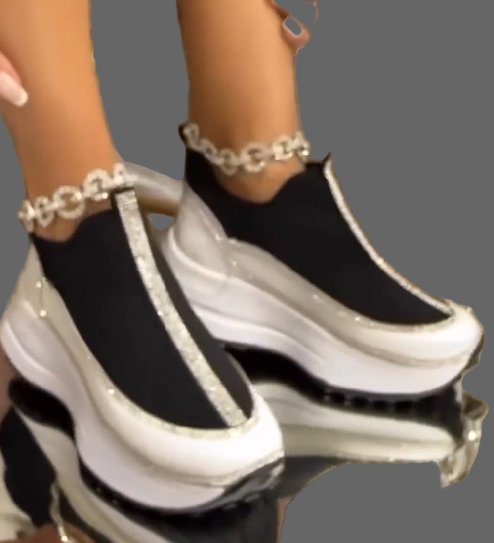Kelsy - Chunky Glitters Sneakers
