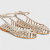 Sofica Σανδάλια με λουράκι αστραγάλου ασημί