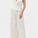 Χέιντεν | Σετ με Ασύμμετρο Τοπ και Παντελόνι Παλάτσο