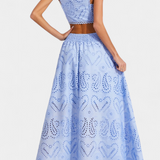 Danitza Ρομαντικό Σετ με Δαντέλα και Διάτρητο Φλοράλ Σχέδιο