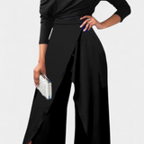 Brina Ολόσωμη Φόρμα Tie Dye με Ανοιχτούς Ώμους και Σκίσιμο