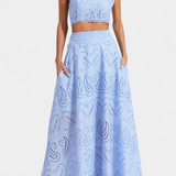 Danitza Ρομαντικό Σετ με Δαντέλα και Διάτρητο Φλοράλ Σχέδιο